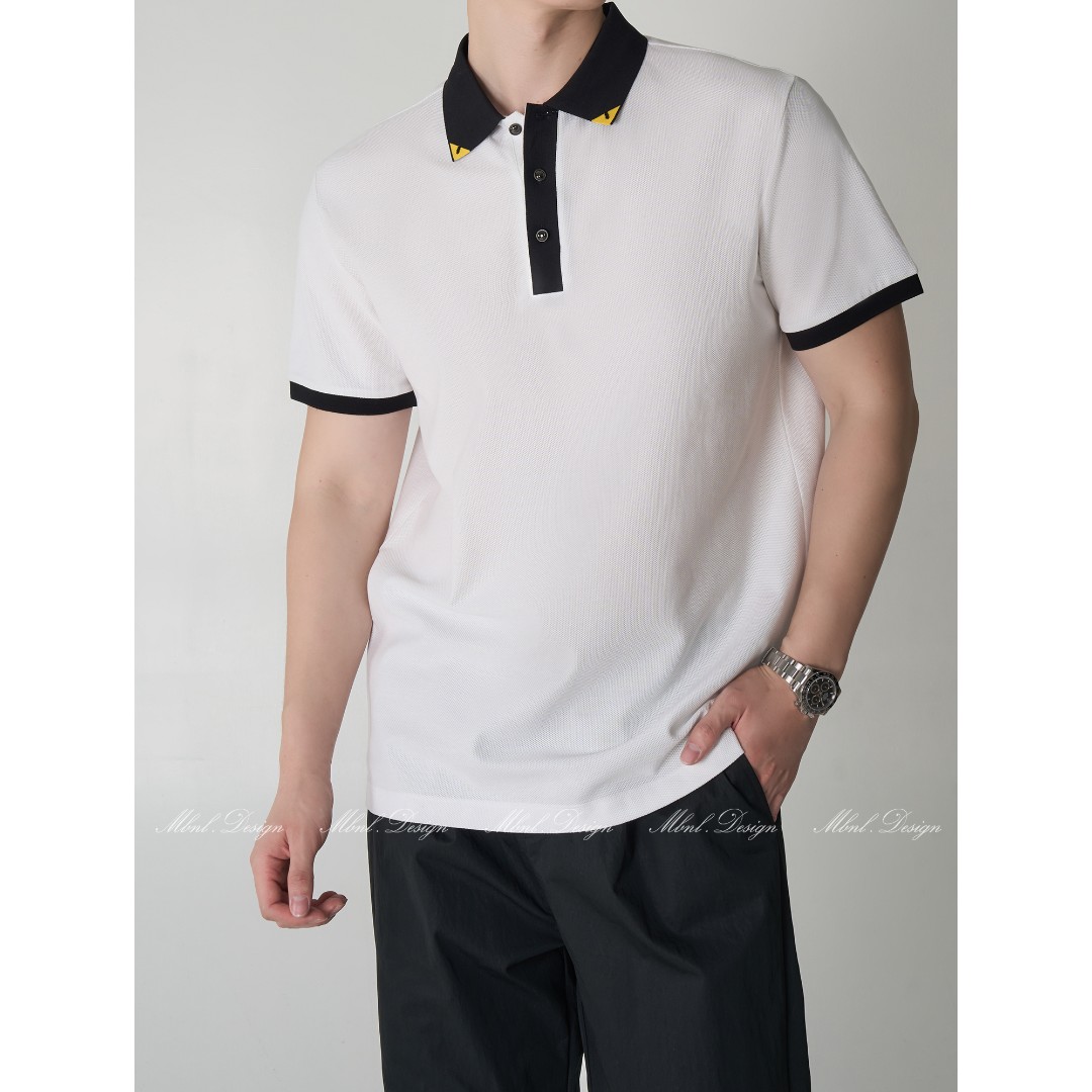 「小怪兽」 秦磊男装小眼睛休闲翻领短袖polo衫LL-WSY1039 N6商品图2
