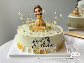 迪士尼公主款蛋糕1