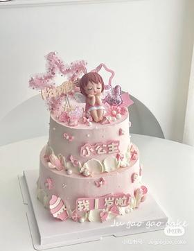 小公主双层款蛋糕1