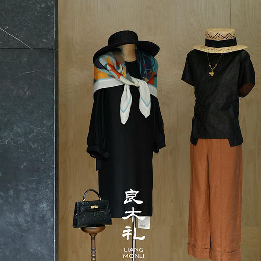 【预售7天】良木礼香云纱真丝上衣（X7394） 商品图2