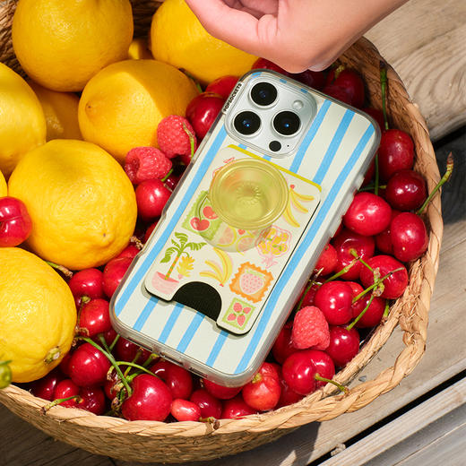 【水果！水果！】果味集邮册·MagSafe卡包 WALLET卡包 Wallet of Magsafe磁吸卡包系列 黄色 拼贴 商品图1