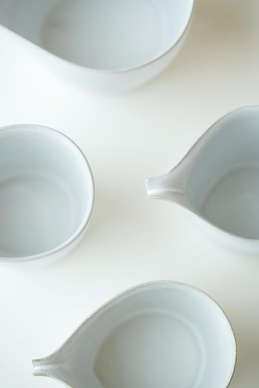 安藤雅信137-140白糖釉片口 商品图0