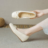 品质好货|Safiya/索菲娅2025夏季舒适高级感内增高蝴蝶结浅口单鞋SFD1111807 商品缩略图11