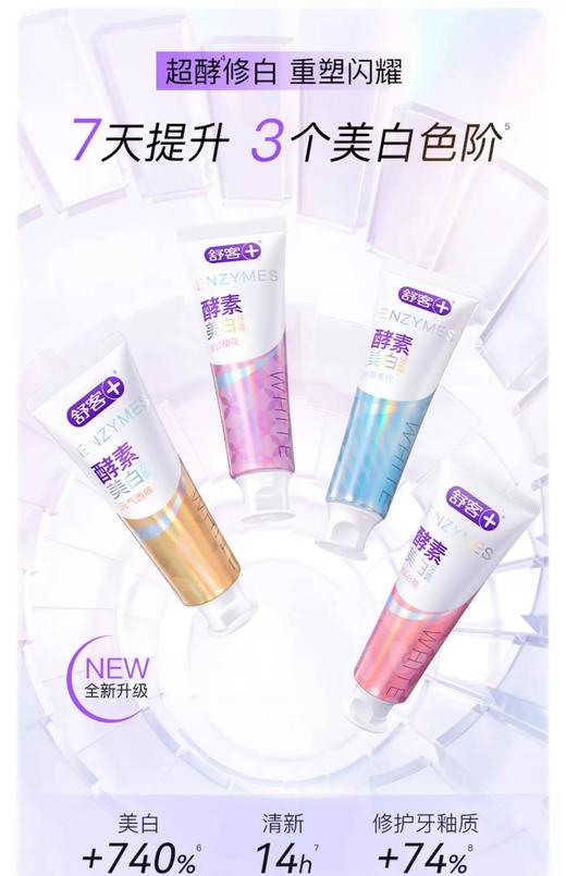 舒客专研美白酵素牙膏 商品图5