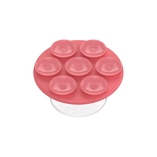 【Suck up 泡泡吸】花瓣粉 POPGRIP泡泡骚手机粘贴式气囊支架 Suck up泡泡吸系列 粉色 吸盘 墙面支架 商品图0