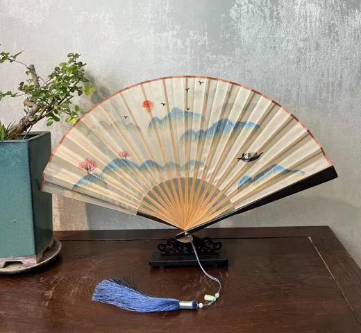 苏绣 原创手工刺绣 折扇（需预定） 商品图1