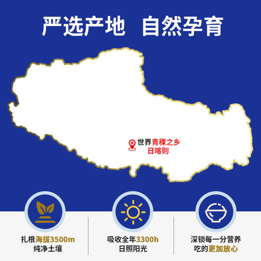 藏地金稞青稞香米2.5kg*1袋+7成青稞面400g*5袋 商品图2