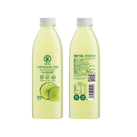 乐源 小青柠复合果汁1L*2 商品图0