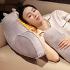 自然醒抱抱猫加高竹席拥抱式腰靠夏季凉席床头靠垫软包护腰靠枕大靠背抱枕QYL 商品缩略图14