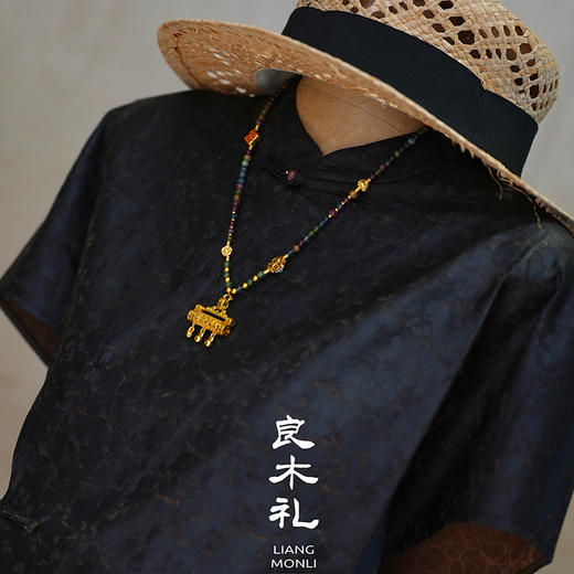 【预售7天】良木礼香云纱真丝上衣（X7394） 商品图1