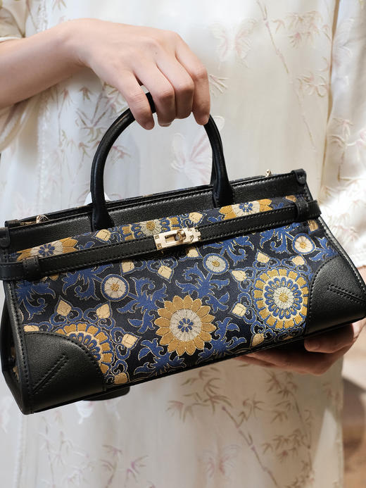 盛唐婧| 烟岚手提包-黑色 商品图3