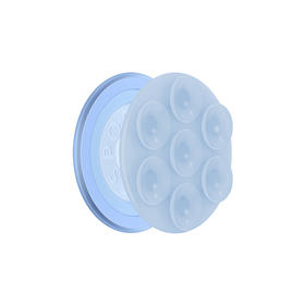 【Suck up 泡泡吸】清水蓝·MagSafe圆啪嗒 MAGSAFE磁吸手机气囊支架 Round圆啪嗒系列 蓝色 吸盘 墙面支架