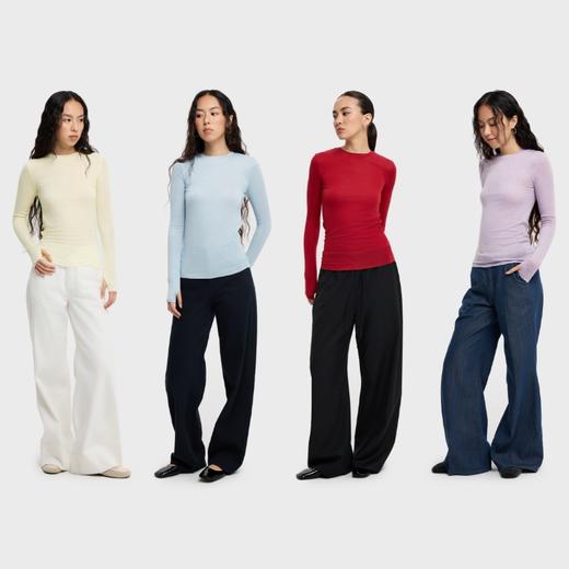 oneup基础羊毛打底衫 商品图5