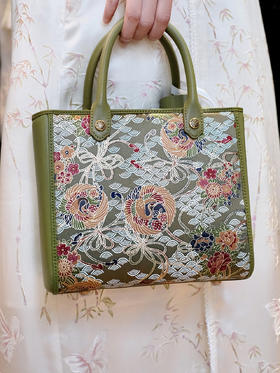 盛唐婧| 芙蓉手提包-雾绿[特价品]