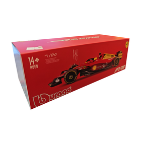 Bburago比美高 1:24 F1系列- 法拉利 F1-75 (55 卡洛斯·塞恩斯) - 哑红色 18-2680655