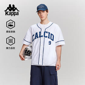 Kappa卡帕背靠背运动t恤男款2025新款夏季圆领短袖衬衫休闲上衣女KPCICSD19