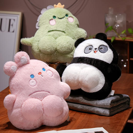 自然醒PP系列二合一抱枕毯两用办公室折叠午睡枕头毯子二合一沙发汽车靠枕QYL 商品图11