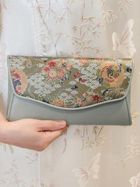 盛唐婧| 拾翠手提包-雾绿[特价品]