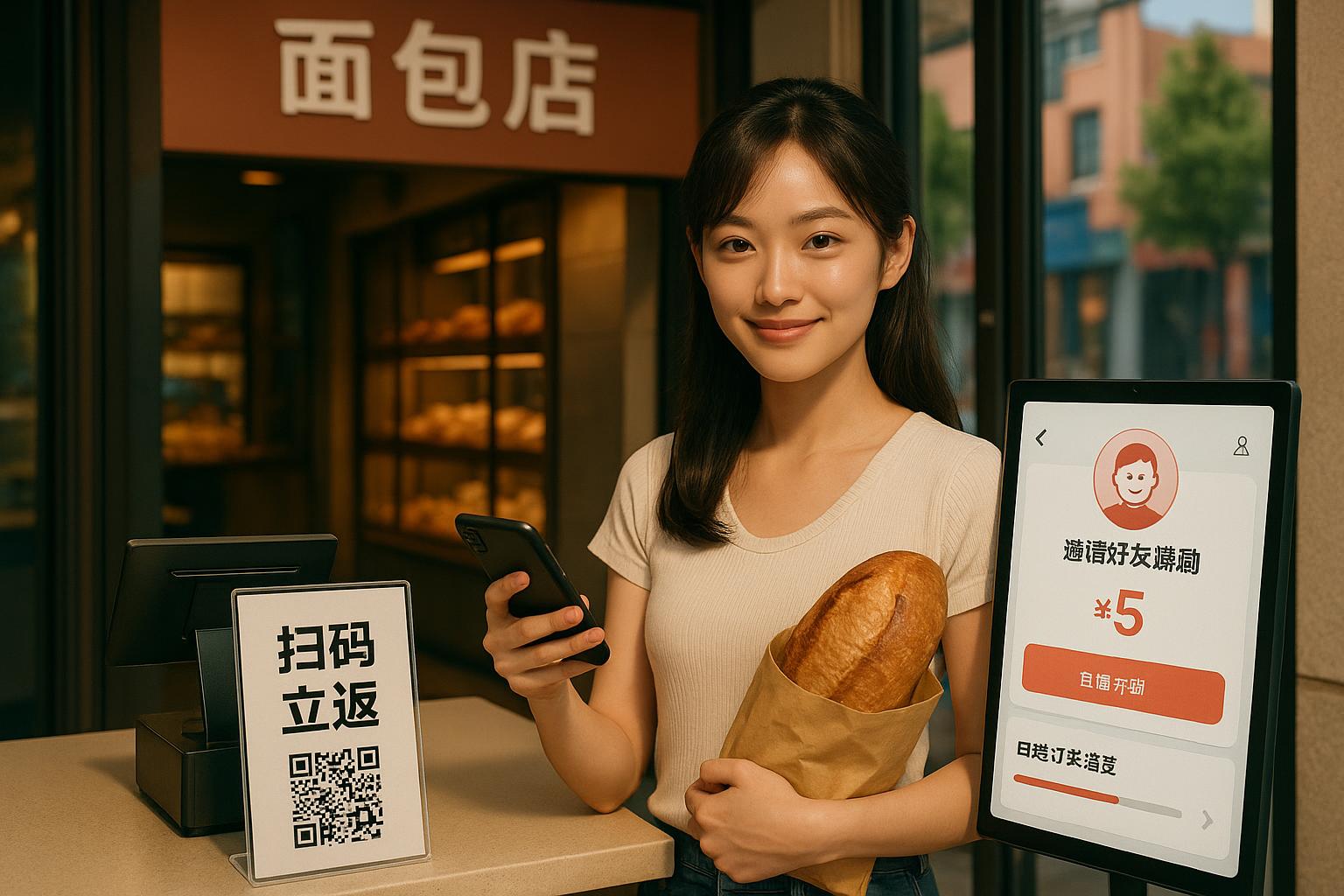 一拖二裂变如何帮助面包店快速拉新用户？