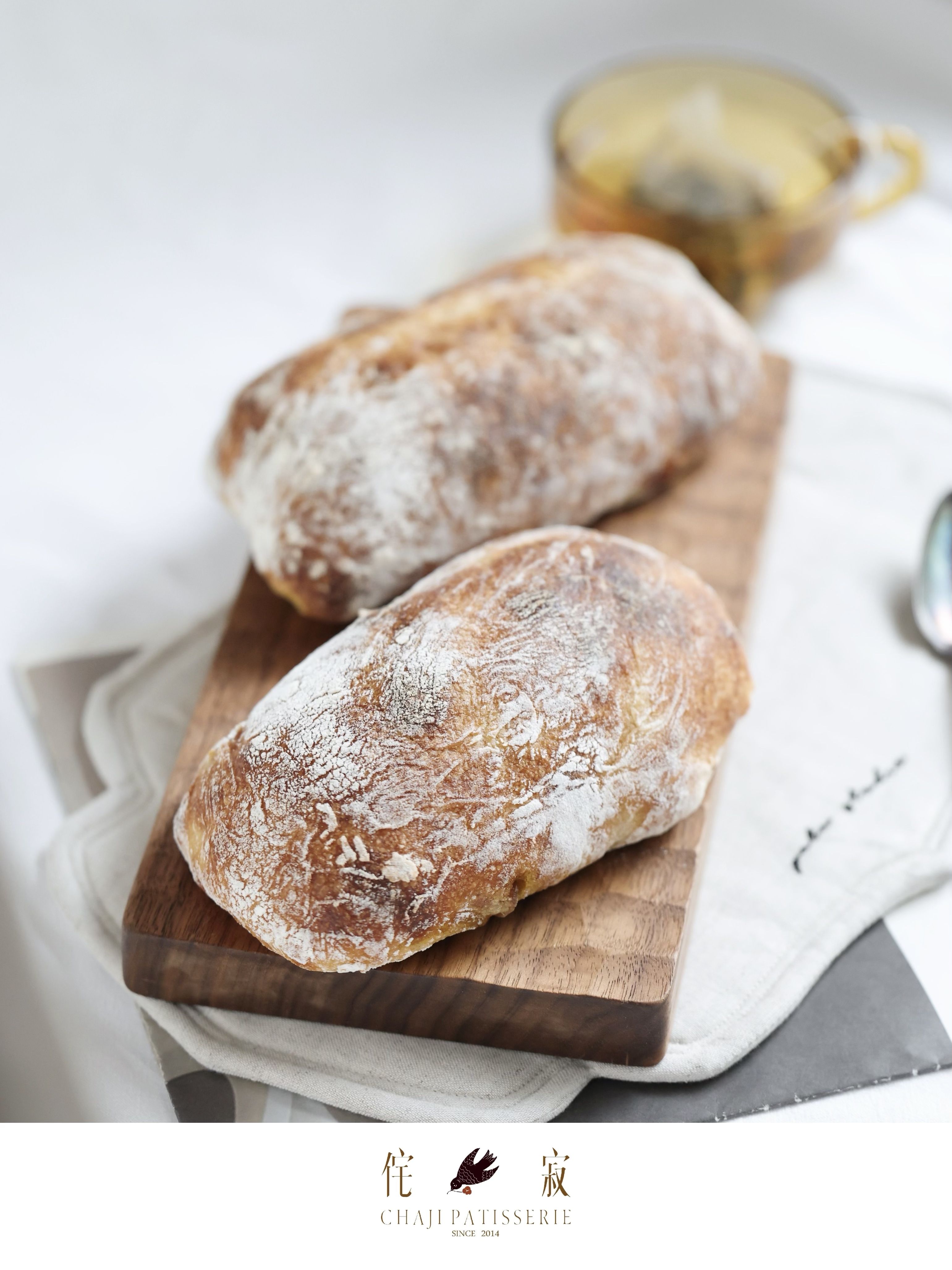 培根土豆咖喱恰巴塔