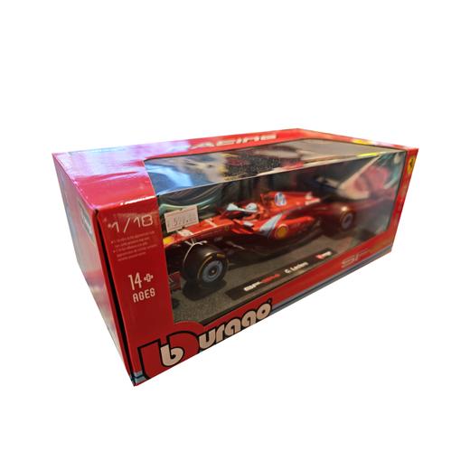 Bburago比美高 1:18 F1系列-法拉利 SF-24 (55 CARLOS SAINZ) (迈阿密大奖赛涂装)-哑红色 商品图0