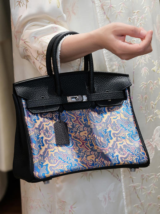 下架|盛唐婧| 梦瑶手提包-蓝紫[特价品] 商品图0