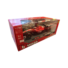 Bburago比美高 1:18 F1系列-法拉利 SF-23 (55 CARLOS SAINZ) (拉斯维加斯涂装)-哑红色