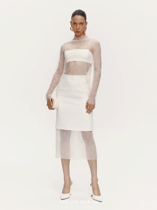 【银河闪烁】透视重工纱纱上衣 商品图3