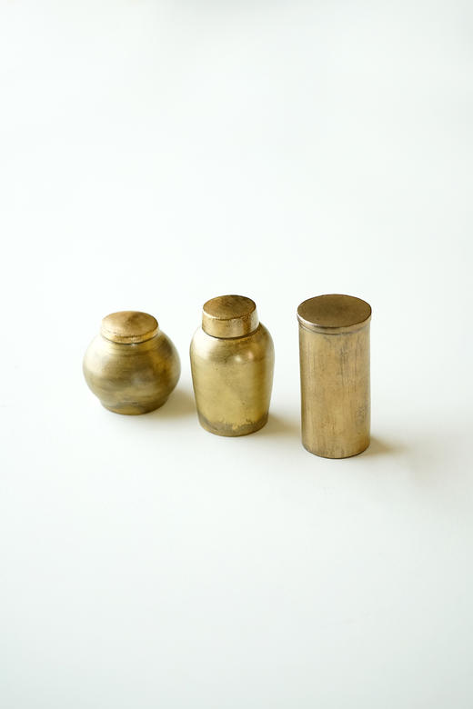 安藤雅信173-175 金彩筒型茶心壶 商品图0