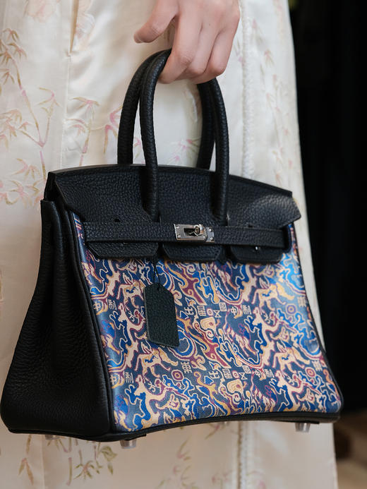 下架|盛唐婧| 梦瑶手提包-蓝紫[特价品] 商品图3