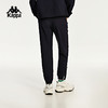 Kappa卡帕运动裤新款女黑色休闲裤长裤拉链收口小脚卫裤K0D42AK26 商品缩略图1