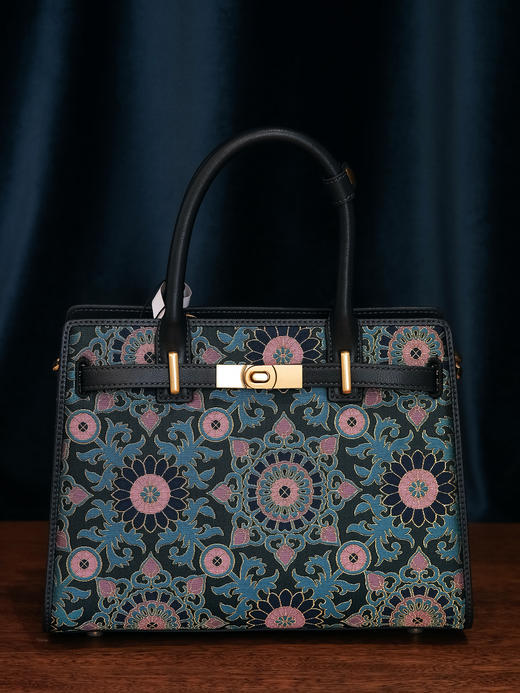 盛唐婧| 华裳手提包-蓝色[特价品] 商品图4