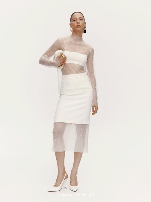 【银河闪烁】透视重工纱纱上衣 商品图2