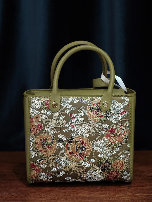 盛唐婧| 芙蓉手提包-雾绿[特价品] 商品图4