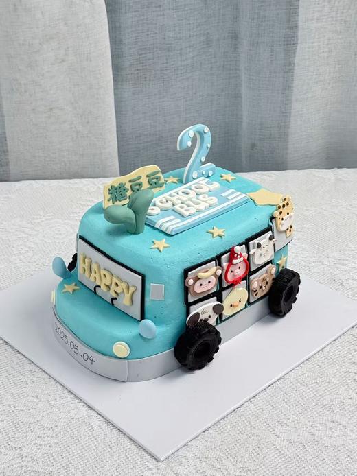 动物巴士汽车蛋糕（需提前24小时预订） 商品图1
