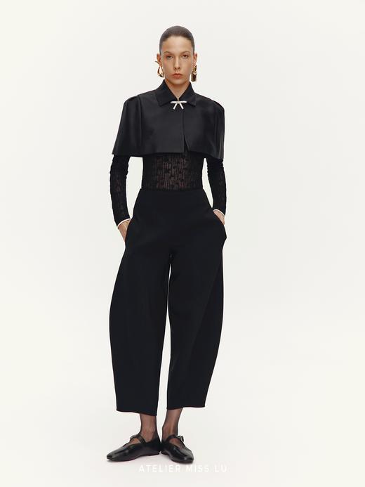 【权杖公主】造型水钻点缀光泽感斗篷短上衣 商品图1