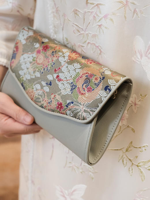 盛唐婧| 拾翠手提包-雾绿[特价品] 商品图1