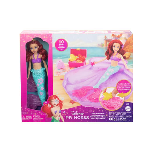 美泰 迪士尼公主美人鱼戏水套装MATCHWB39 商品图0