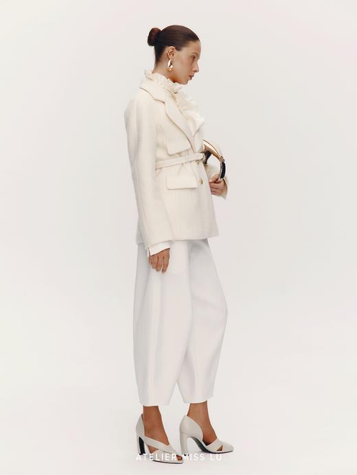 【马德里不思议】复古花扣可收腰绵羊毛西装外套 商品图3