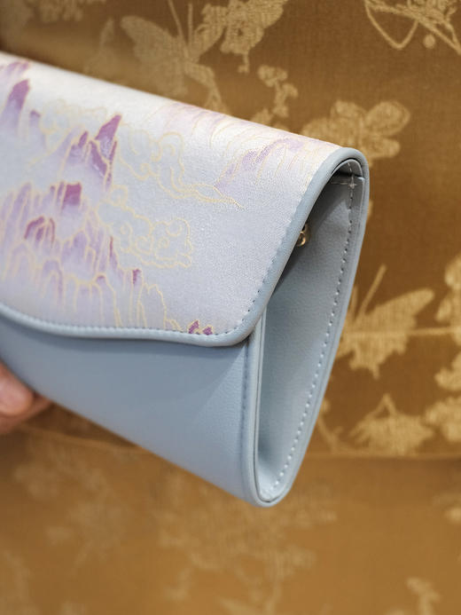 盛唐婧| 拾翠手提包-雾蓝[特价品] 商品图1