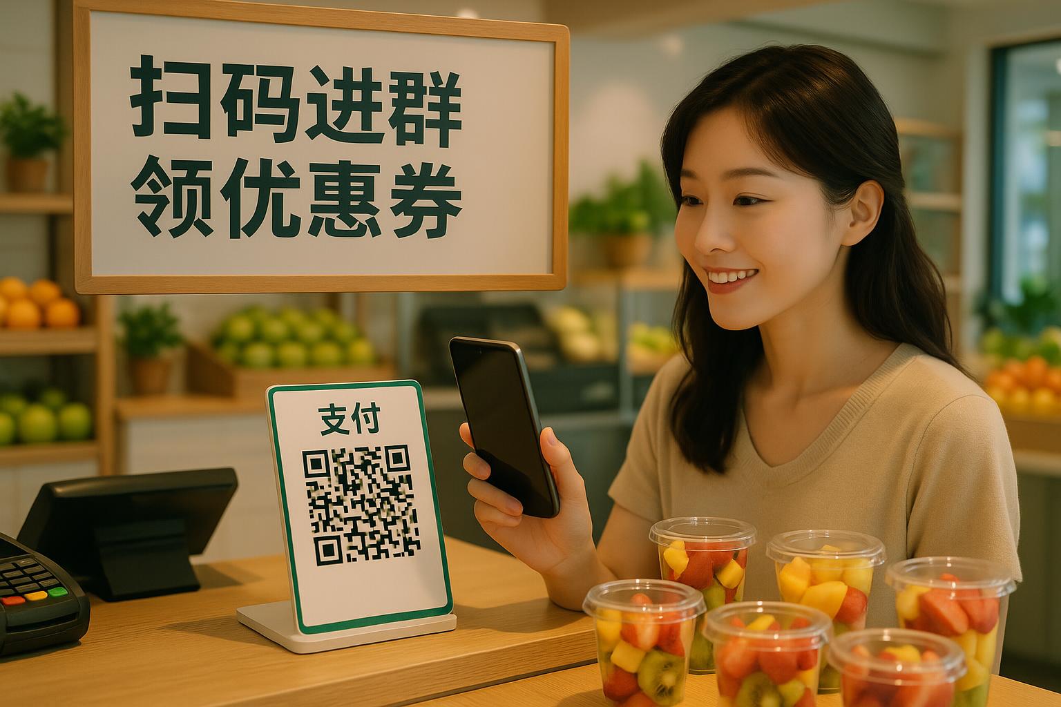 扫码进群送券，私域高效获客怎么做？