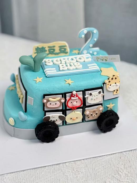 动物巴士汽车蛋糕（需提前24小时预订） 商品图0
