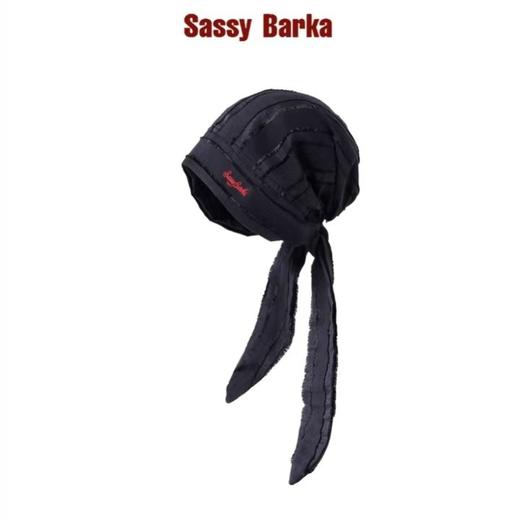 【苏州】系带头巾-黑曜石251110 商品图0