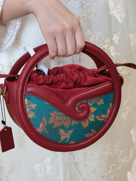 盛唐婧| 邀月手提包-红绿[特价品] 商品图1