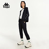 Kappa卡帕运动裤新款女黑色休闲裤长裤拉链收口小脚卫裤K0D42AK26 商品缩略图4