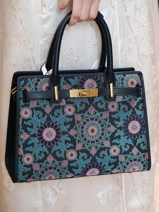 盛唐婧| 华裳手提包-蓝色[特价品] 商品图0