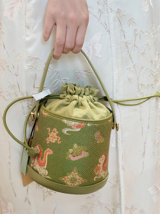 盛唐婧| 锦媛手提包-绿色[特价品] 商品图0