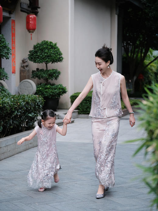 盛唐牡丹| Kids 意大利进口蕾丝旗袍裙(儿童) 商品图10