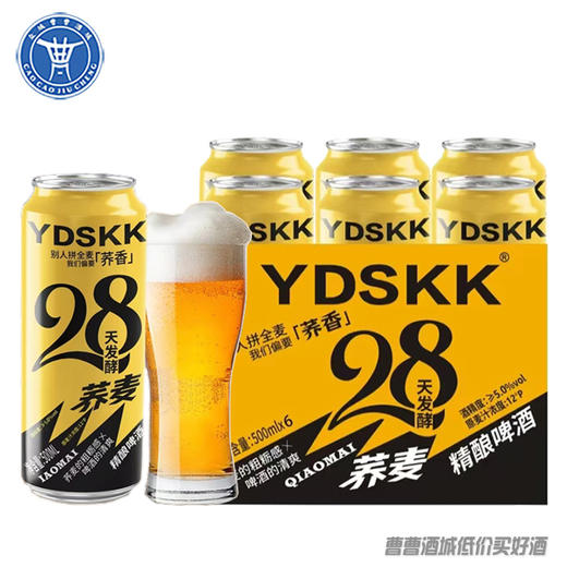 [啤酒]雁荡山荞香精酿啤酒500ml*12罐 商品图1