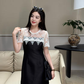 【不退不换、现货】良木礼蕾丝连衣裙（X7267）